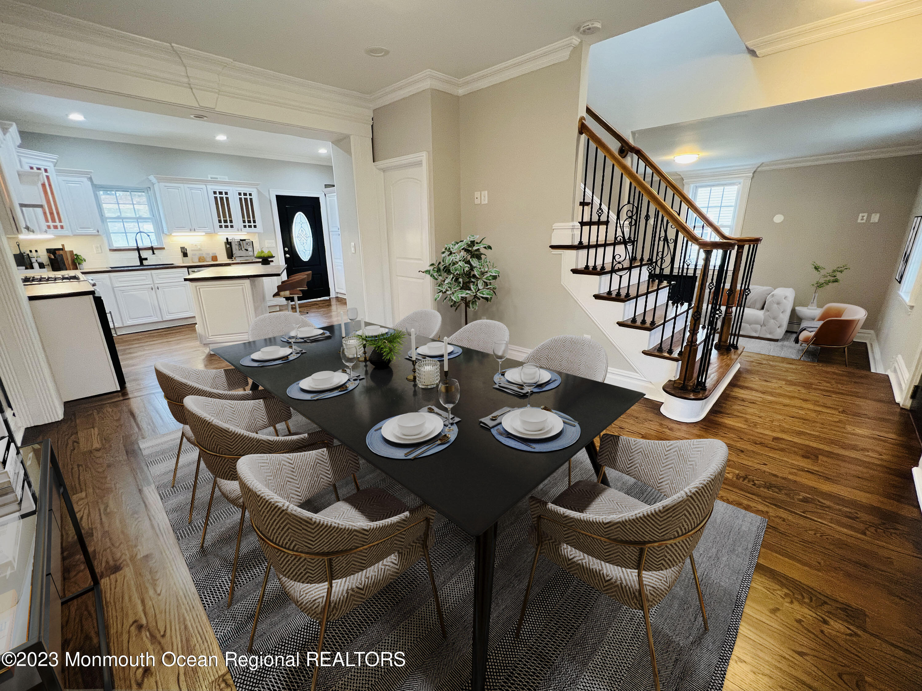 577 Newman Springs Road Marlboro, NJ 07746 - Photo 10 of 45 Dining Room - Solid Oak Floors