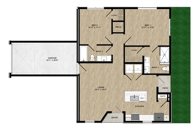$2,200 | 1511 B Forward Drive, Little Elm, TX 75068
