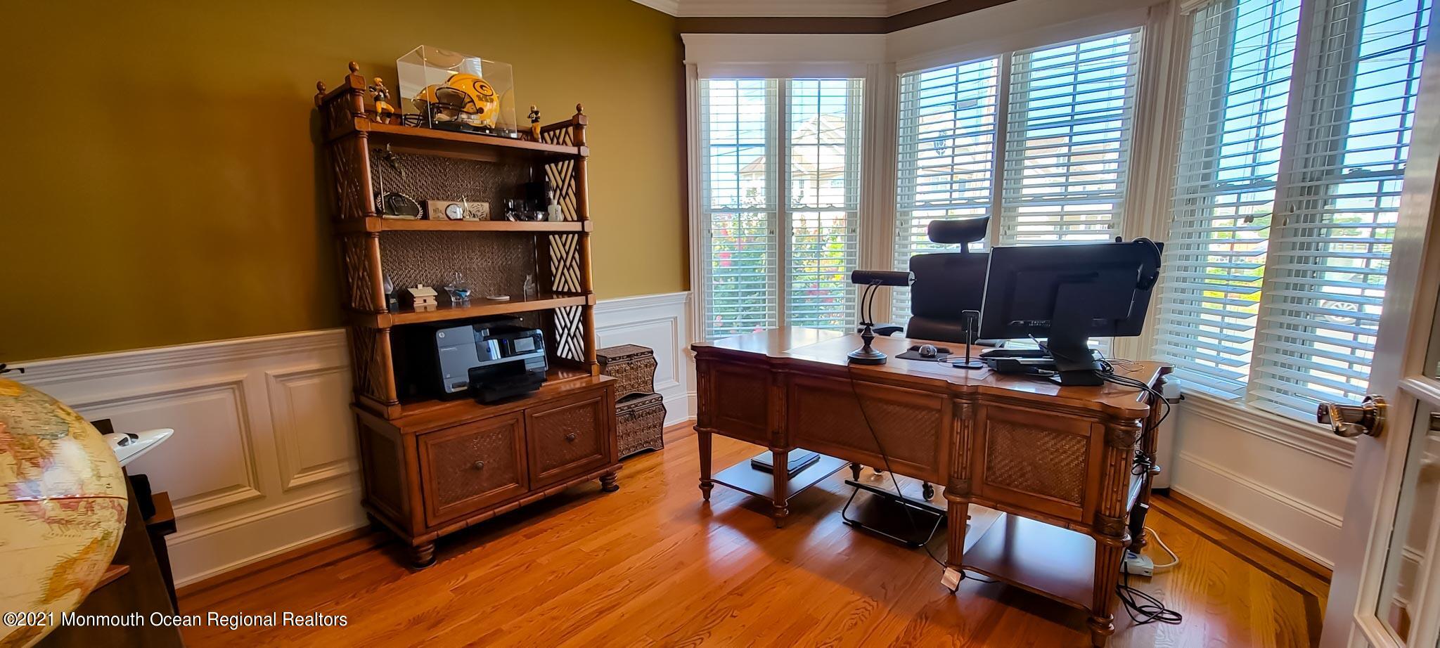 203 Ketch Road Mantoloking, NJ 08738 - Photo 33 of 88 a view of a workspace with furniture and a window
