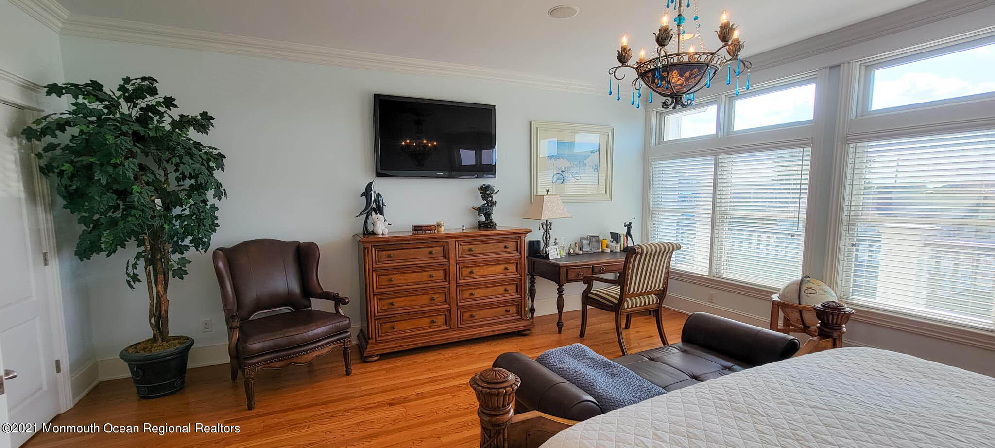 203 Ketch Road Mantoloking, NJ 08738 - Photo 41 of 88 a living room with furniture and a flat screen tv