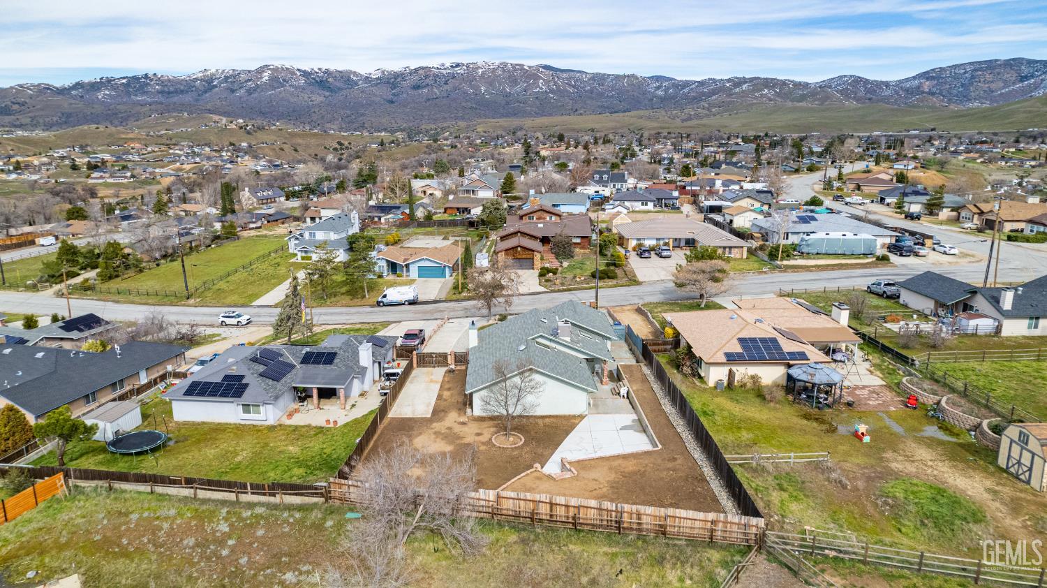 Undisclosed Address Tehachapi, CA 93561 - Photo 36 of 38 an aerial view of residential houses with outdoor space
