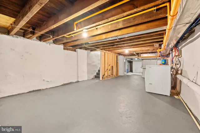 a view of storage and utility room