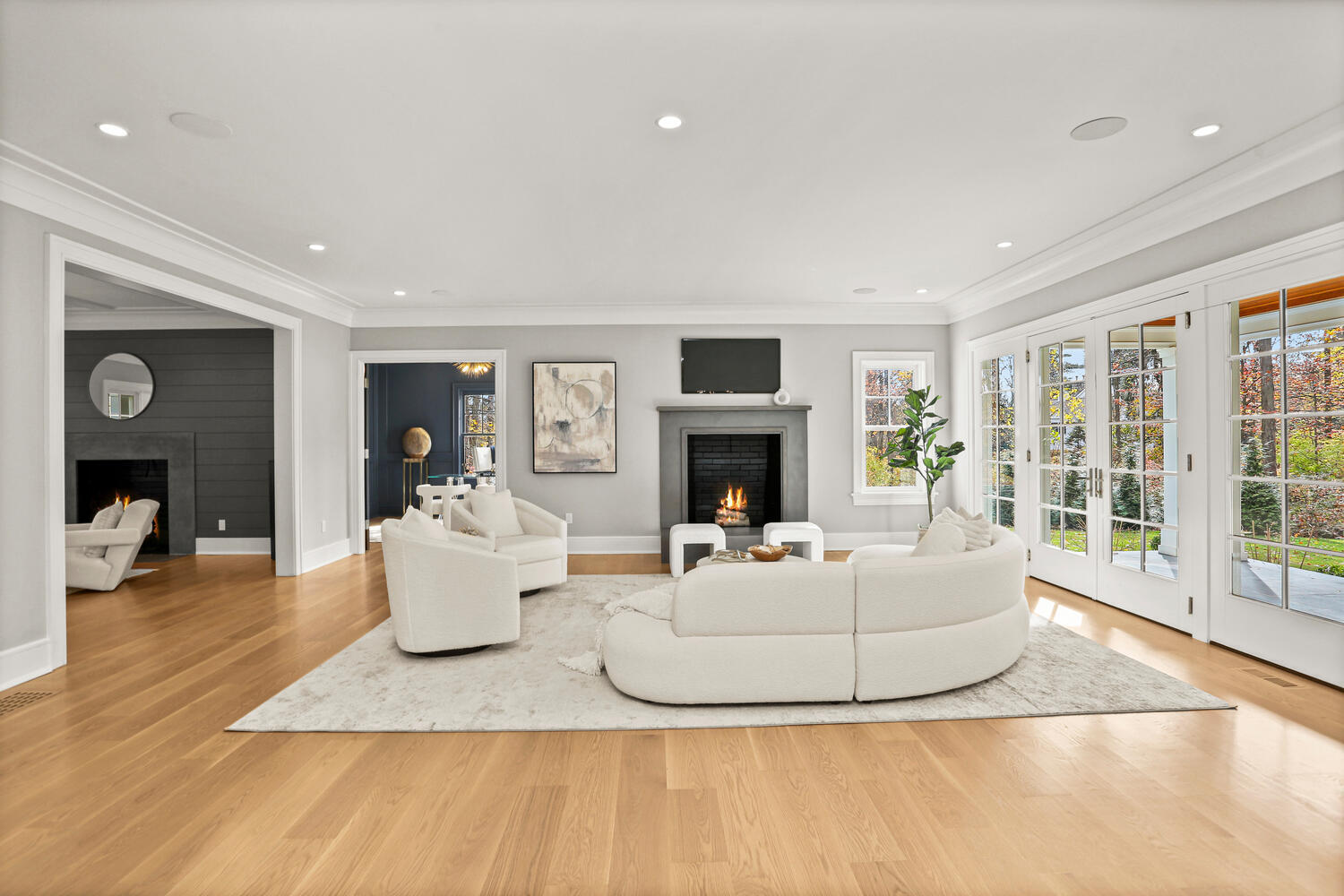 24 Country Club Road New Canaan, CT 06840 - Photo 11 of 43 a living room with furniture and a fireplace