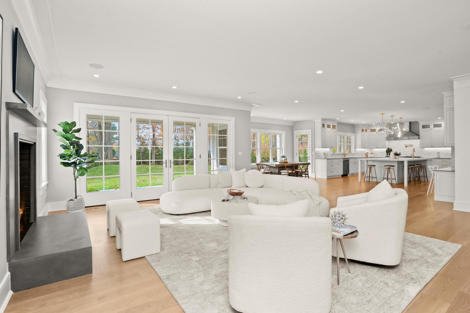 24 Country Club Road New Canaan, CT 06840 - Photo 13 of 43 a living room with furniture and a large window