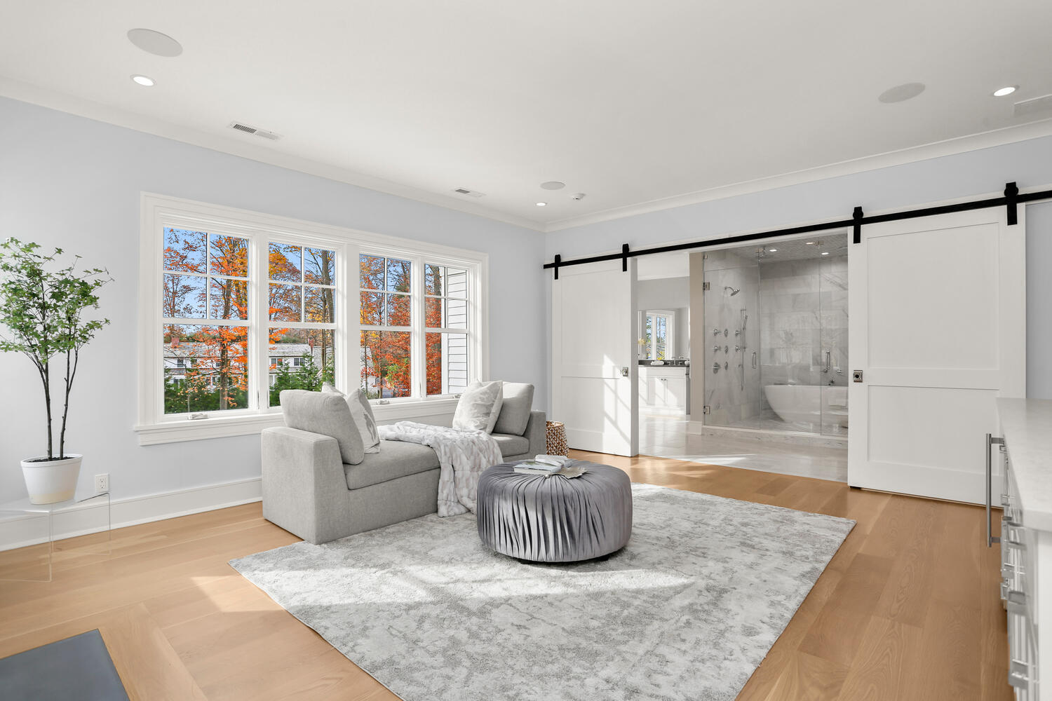 24 Country Club Road New Canaan, CT 06840 - Photo 30 of 43 a living room with furniture and a large window