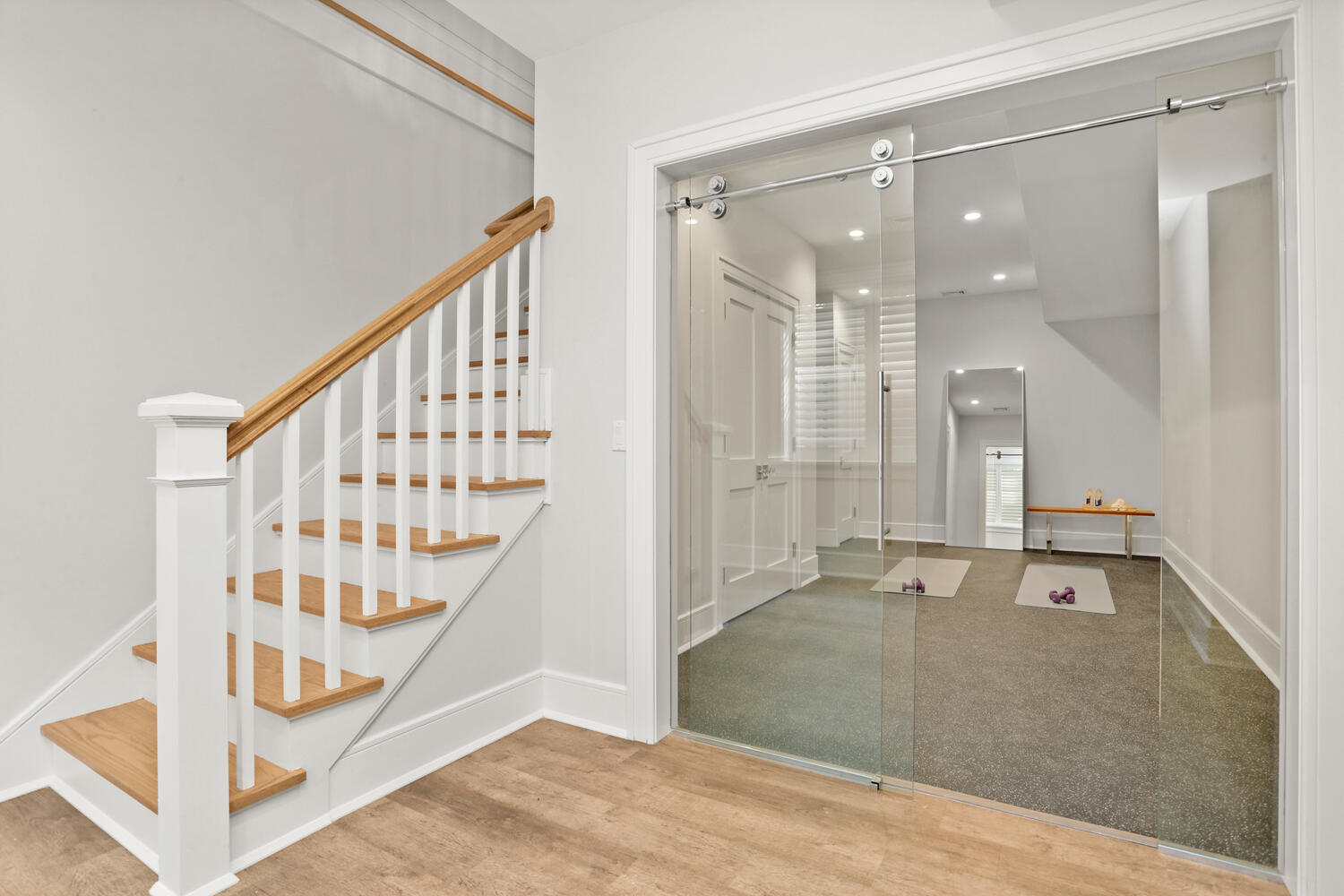 24 Country Club Road New Canaan, CT 06840 - Photo 35 of 43 a view of an entryway with staircase