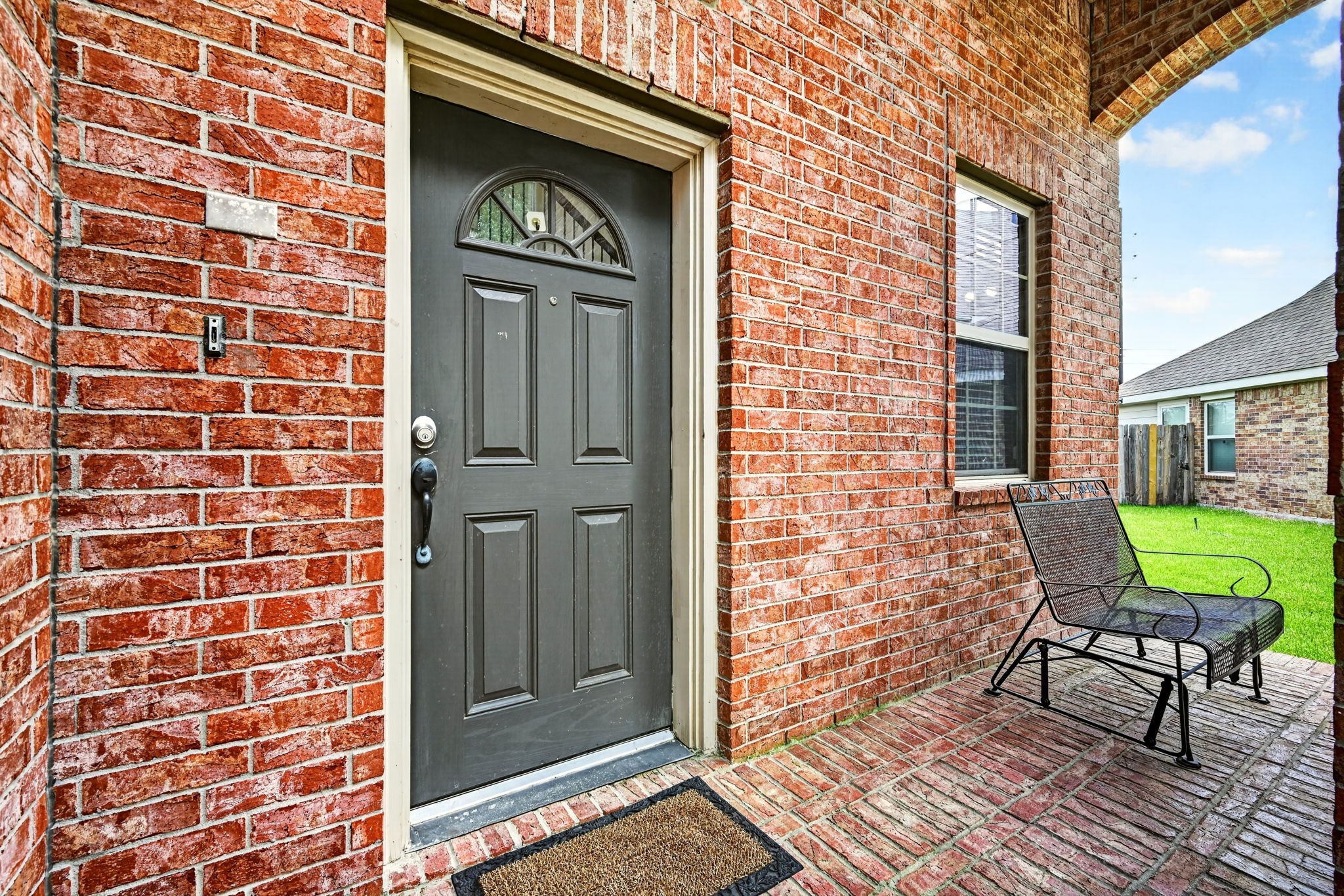 6446 Tea Tree Drive Katy, TX 77494 - Photo 7 of 39 There's even a covered porch to sit and watch the world go by.