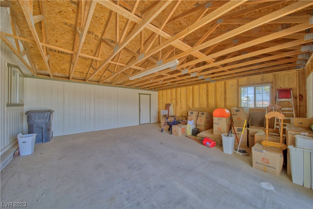 3981 North Blagg Road Pahrump, NV 89060 - Photo 30 of 31 Enclosed car port. Locked storage is in the rear.