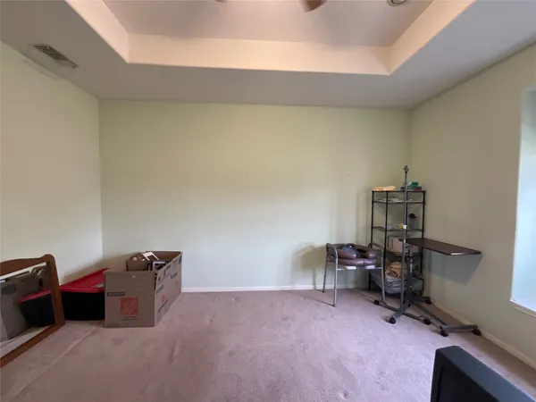 a room with furniture