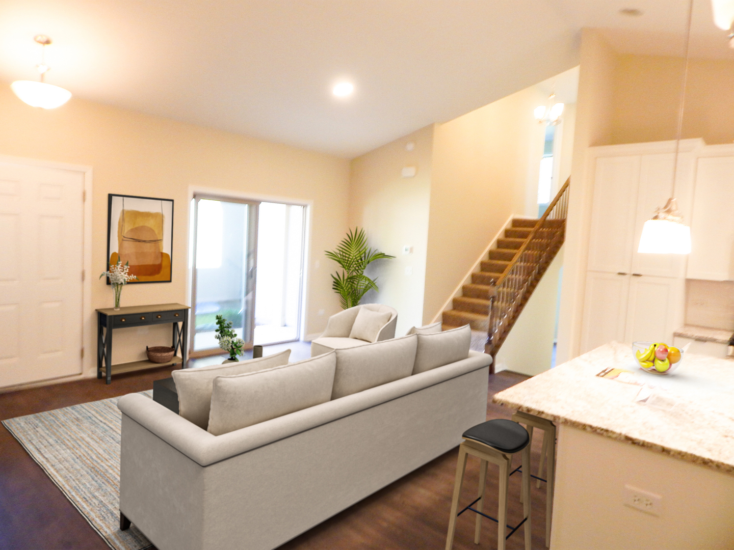 5912 Prairie Ridge Road Crystal Lake, IL 60014 - Photo 9 of 23 a living room with furniture and a large window