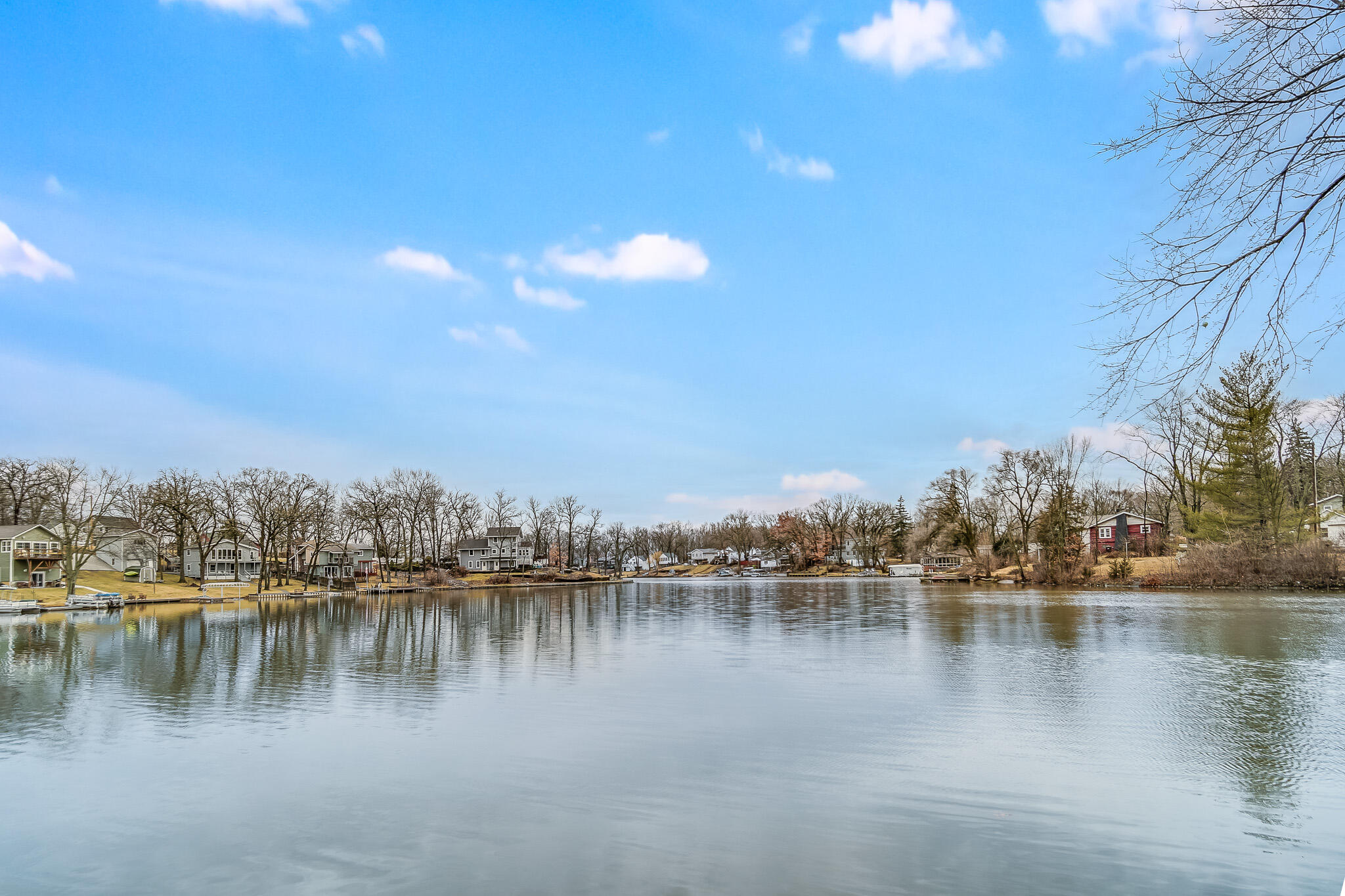 5203 Vasa Terrace Lowell, IN 46356 - Photo 2 of 33 a view of a lake with a city