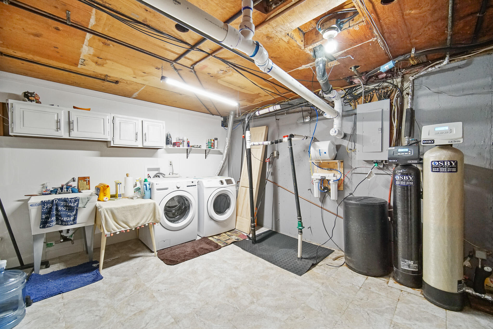 5203 Vasa Terrace Lowell, IN 46356 - Photo 22 of 33 a view of a storage room with washer and dryer