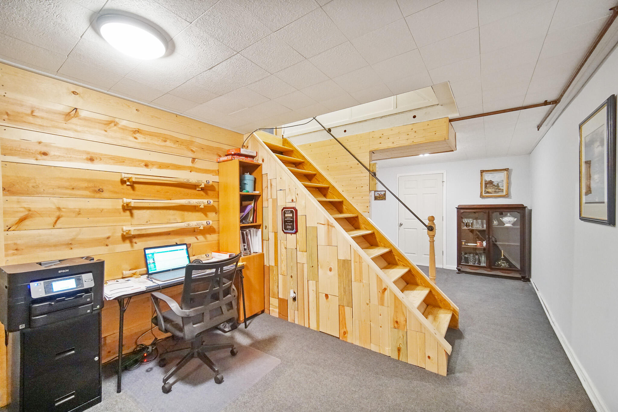5203 Vasa Terrace Lowell, IN 46356 - Photo 25 of 33 a view of staircase with furniture and a window