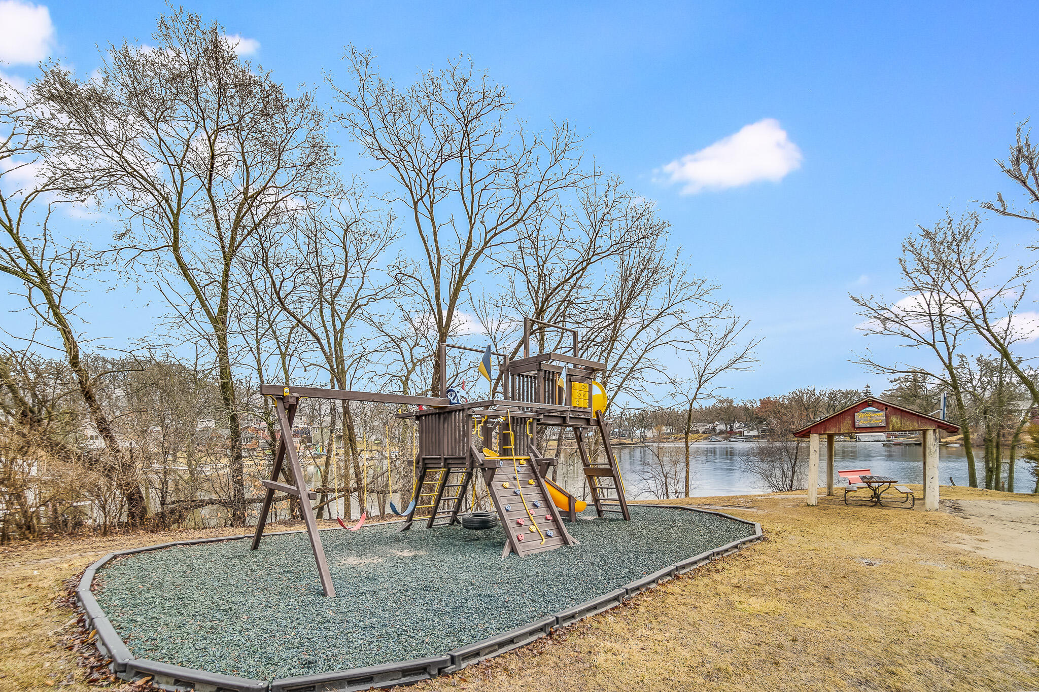 5203 Vasa Terrace Lowell, IN 46356 - Photo 31 of 33 a view of outdoor space with trees