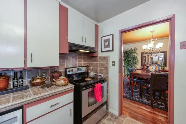 a view of a building with a street