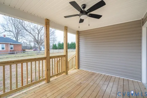 a view of a house with wooden floor