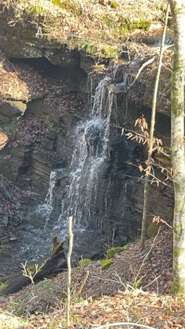 a view of residential space and mountain view