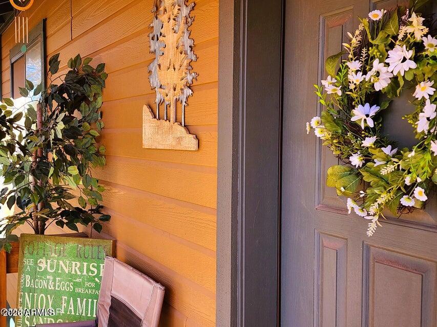 2086 Pinewood Drive Overgaard, AZ 85933 - Photo 5 of 33 a potted plant sitting in front of a door