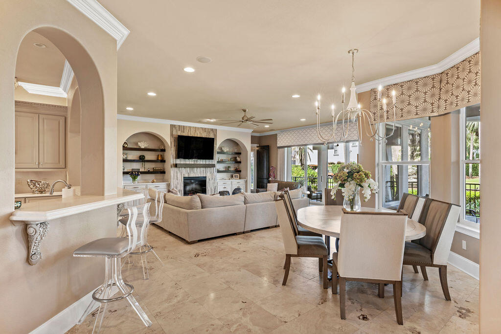 20 St Barts Bay Destin, FL 32541 - Photo 12 of 93 a view of a dining room with furniture window and wooden floor