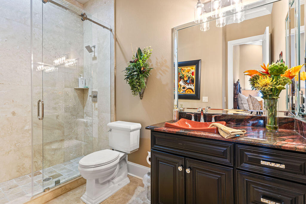 20 St Barts Bay Destin, FL 32541 - Photo 33 of 93 a bathroom with a sink a toilet and shower
