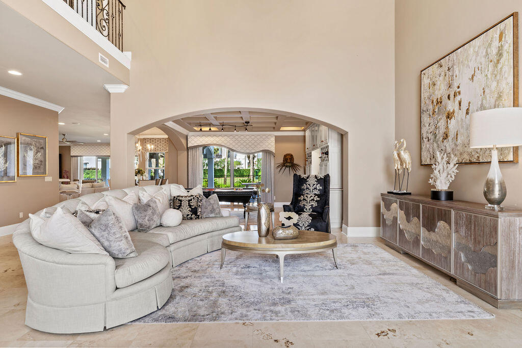 20 St Barts Bay Destin, FL 32541 - Photo 75 of 93 a living room with furniture and a fireplace