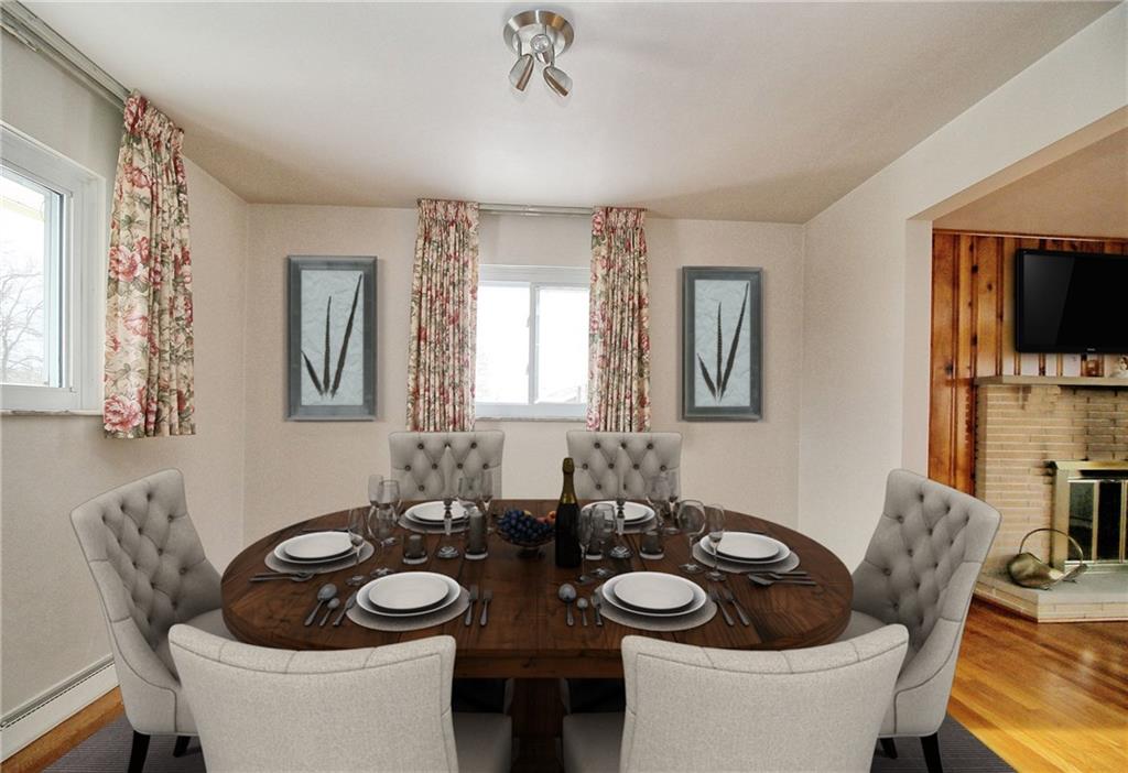 3133 Robinson Run Road McDonald, PA 15057 - Photo 6 of 24 Dining room right off of the kitchen, perfect space to host all of your family gatherings!
