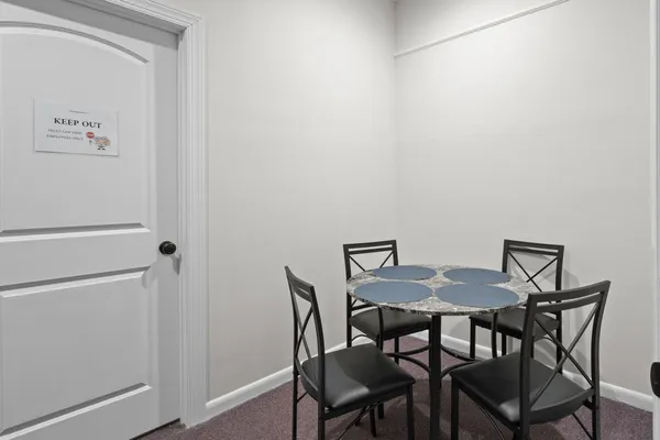 a view of kitchen and living room