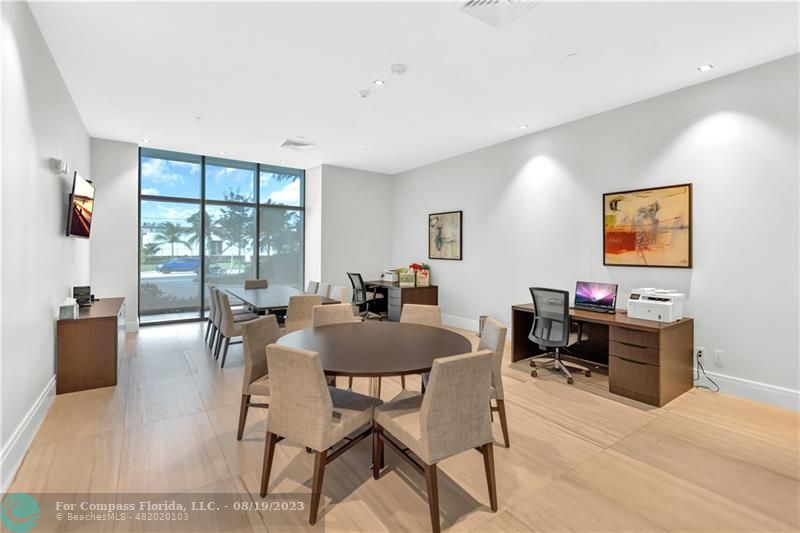 730 North Ocean Boulevard, Unit 503 Pompano Beach, FL 33062 - Photo 56 of 85 a view of a dining room with furniture window and outside view