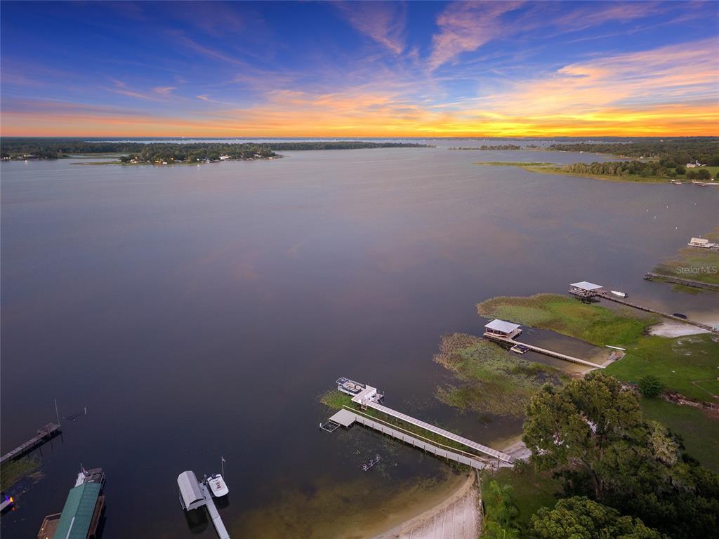 a view of a balcony with an ocean