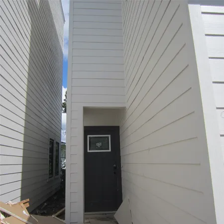 a view of front door
