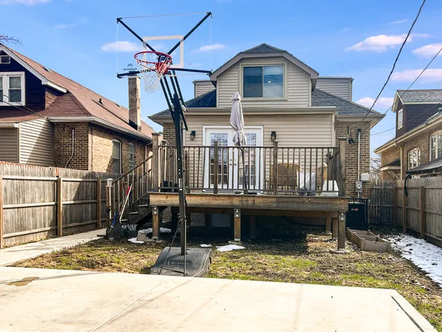 a view of a house with a balcony