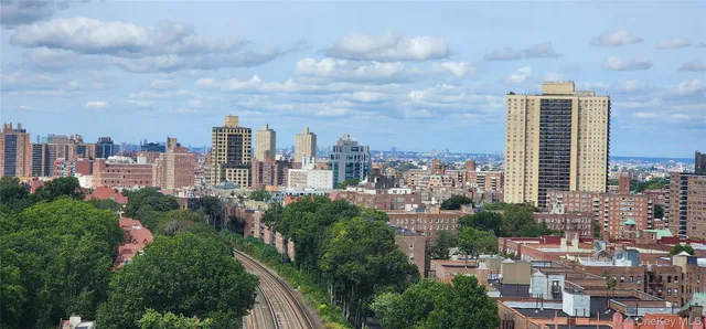 a city view with lot of high rise buildings
