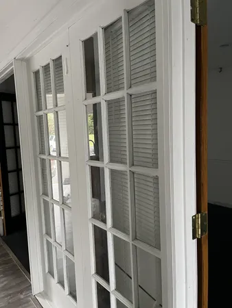 a view of a walk in closet