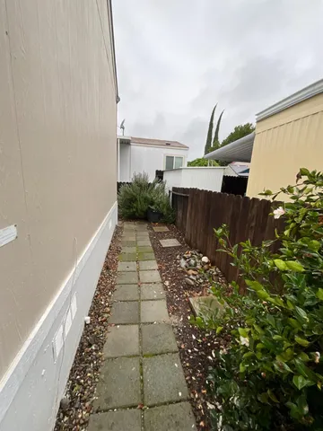 a view of outdoor space and deck