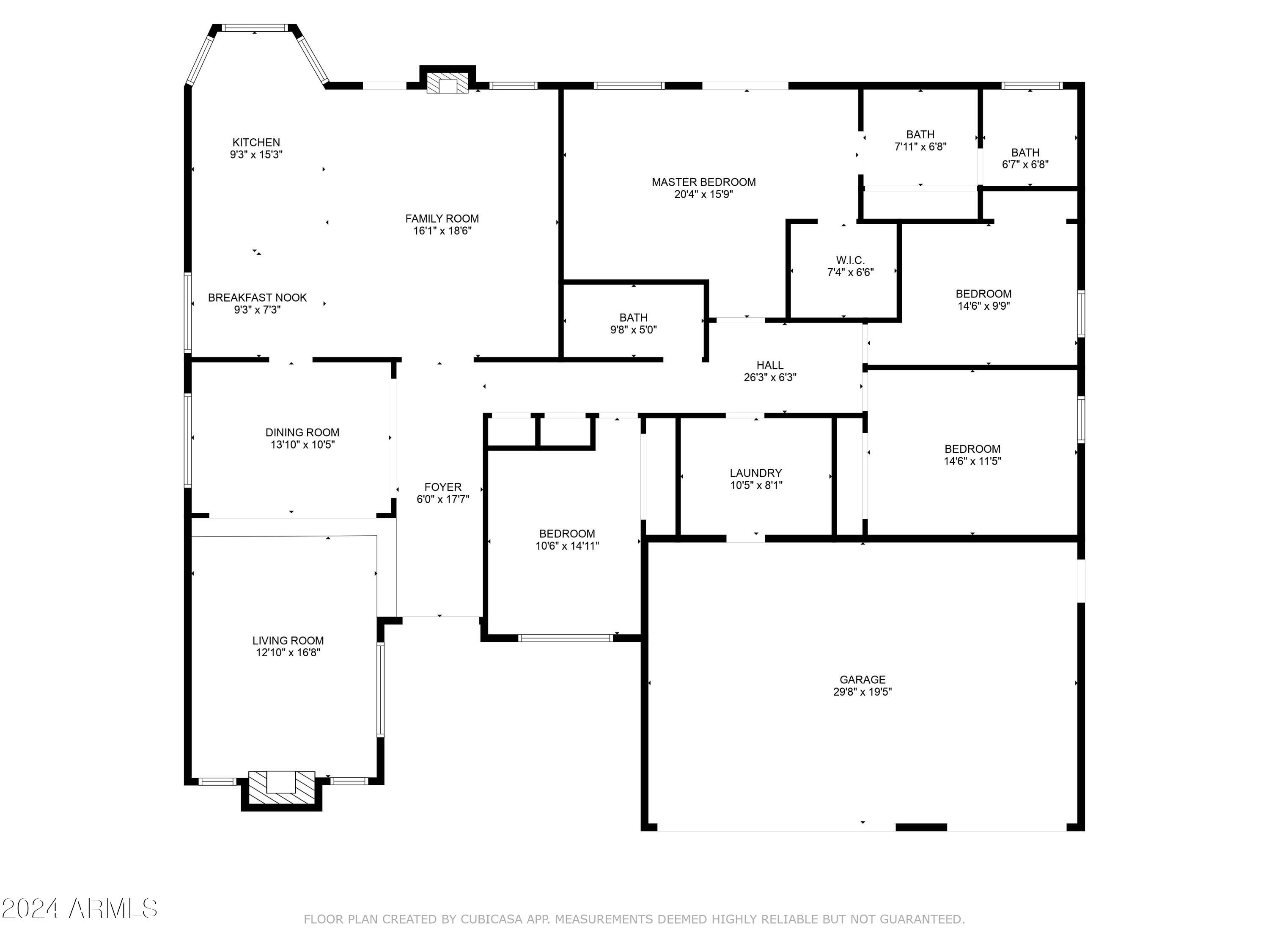 4725 East Grandview Road Phoenix, AZ 85032 - Photo 55 of 55 1-Floor plan