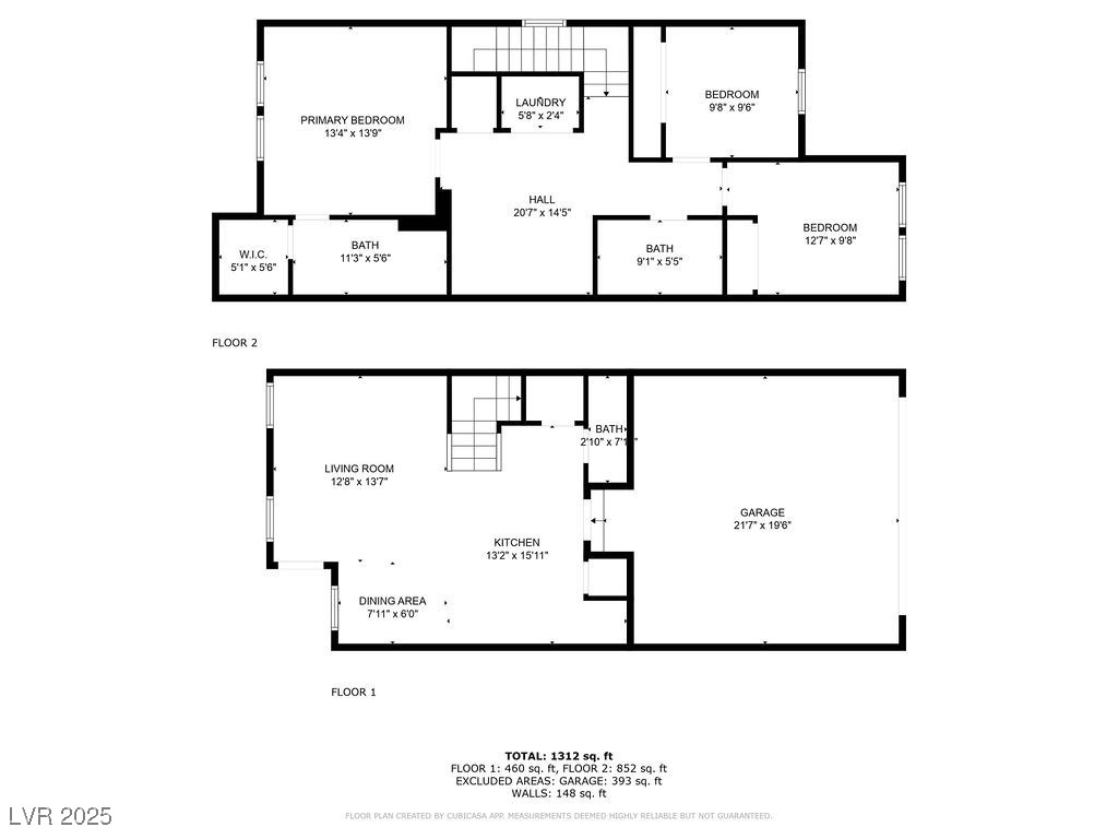 6184 Hibiscus Gdn Street North Las Vegas, NV 89081 - Photo 34 of 35 View of property floor plan