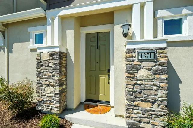 front view of a house with a window