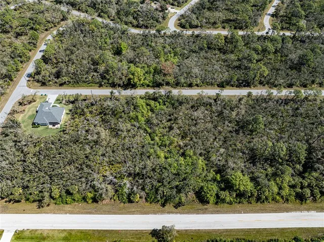 a view of outdoor space with a field