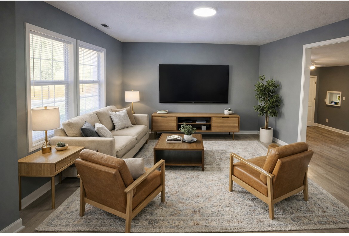 110 Demase Street Portland, TN 37148 - Photo 5 of 13 a living room with furniture and a flat screen tv