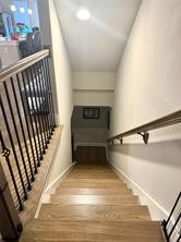 1315 West 24th Street, Unit B Houston, TX 77008 - Photo 5 of 26 a view of entryway and hall with wooden floor