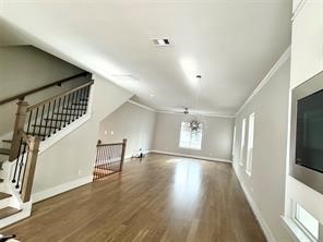 1315 West 24th Street, Unit B Houston, TX 77008 - Photo 10 of 26 a view of an entryway with wooden floor