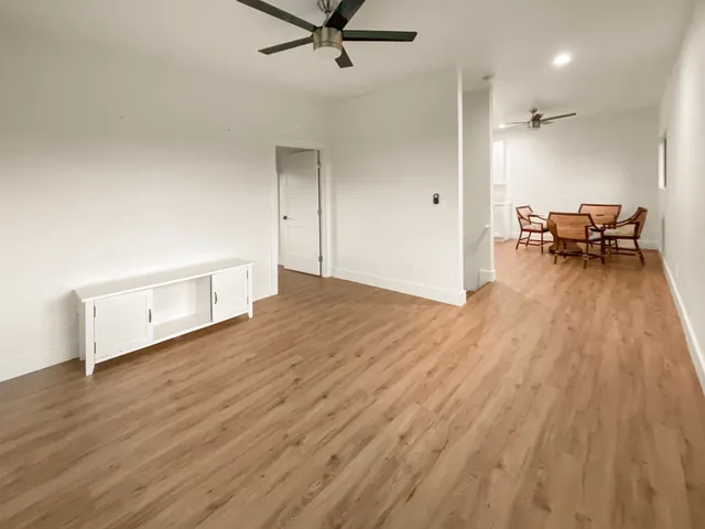 a view of livingroom with furniture and wooden floor