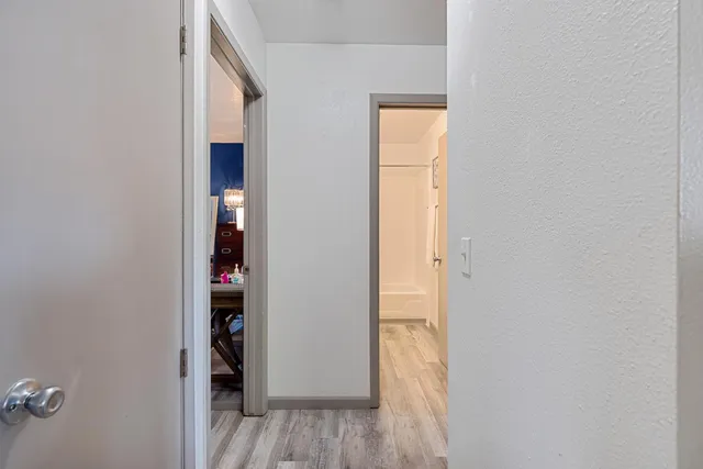 wooden floor in a room