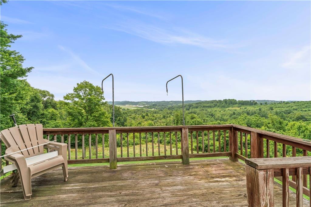 851 Mounts Road Washington, PA 15301 - Photo 26 of 28 a view of a balcony with wooden floor and outdoor space