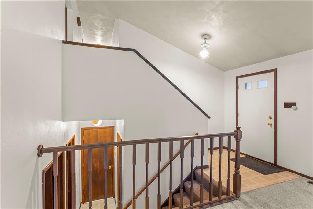 851 Mounts Road Washington, PA 15301 - Photo 6 of 28 a view of staircase with railing and white walls