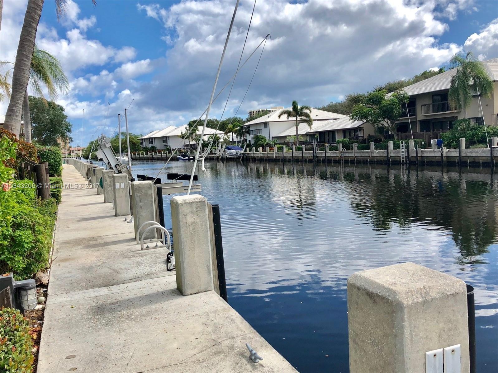 608 Boca Marina Court, Unit 608 Boca Raton, FL 33487 - Photo 11 of 20 PRIVATE DOCK FOR UP TO 40 FT BOAT.
