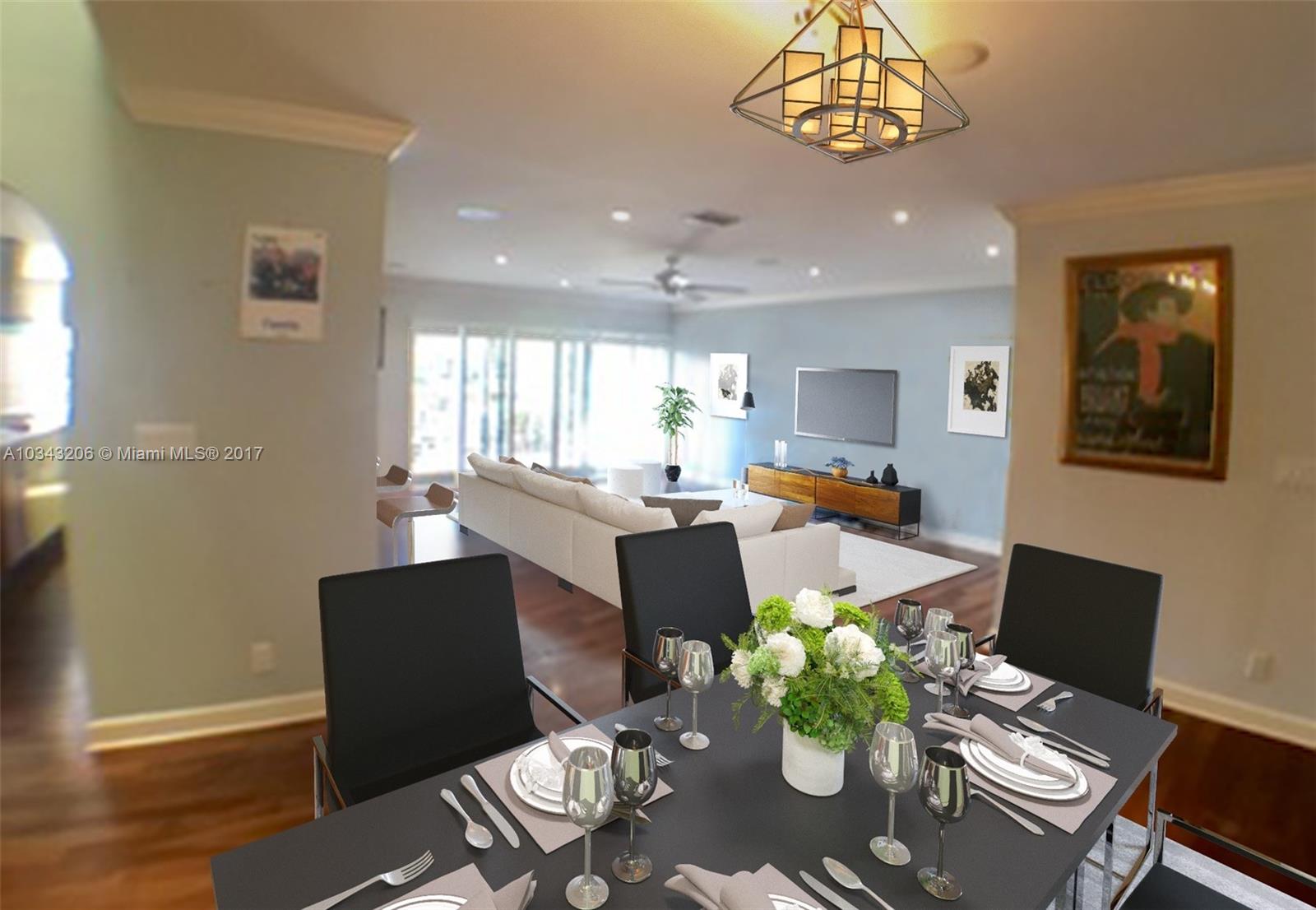 608 Boca Marina Court, Unit 608 Boca Raton, FL 33487 - Photo 8 of 20 DINING AREA LOOKING INTO LIVING ROOM