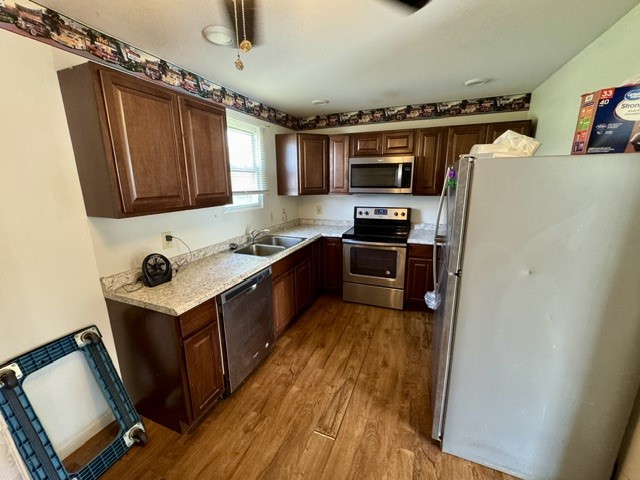 4744 Oxtoby Street Springfield, OH 45505 - Photo 7 of 19 This spacious kitchen offers ample cabinet and counter space, perfect for culinary endeavors.
