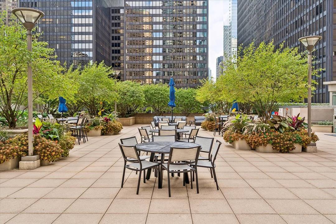222 North Columbus Drive, Unit 806 Chicago, IL 60601 - Photo 11 of 16 a view of an outdoor space with seating