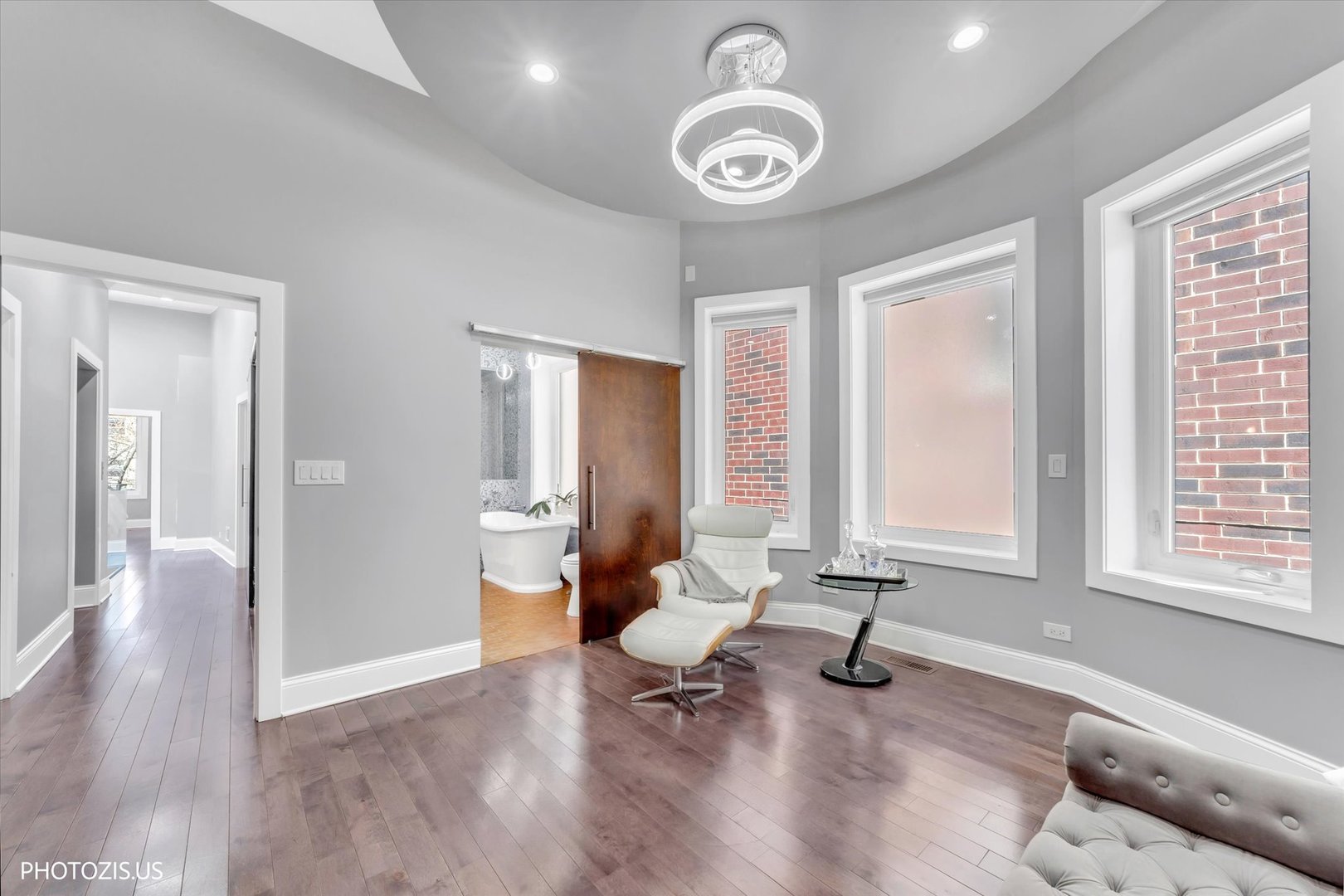 461 West Melrose Street Chicago, IL 60657 - Photo 51 of 83 a living room with furniture and wooden floor